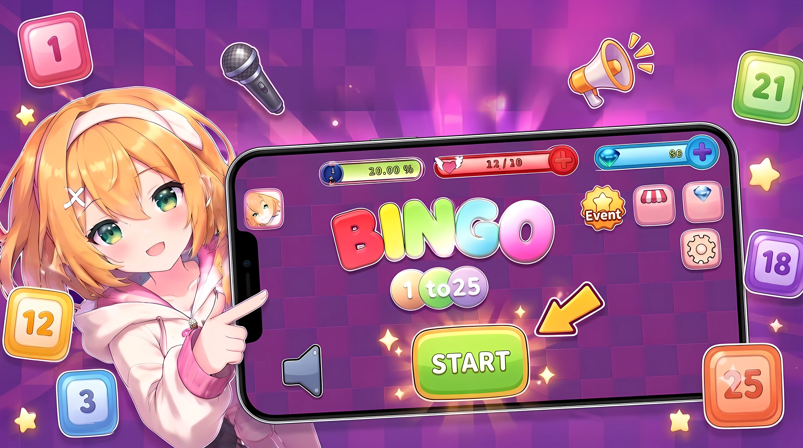 BINGO 1to25 screenshot
